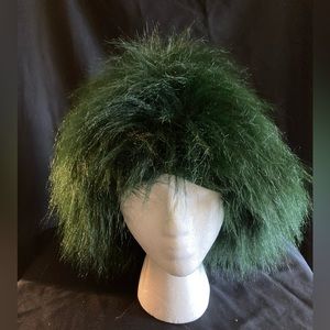 Market Identity Dark Green Faux Fur Hat
